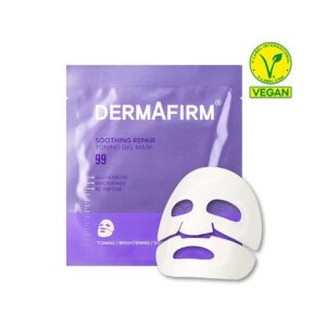 DERMAFIRM Soothing Repair Toning Gel Mask 34g/19oz. * 4pcs